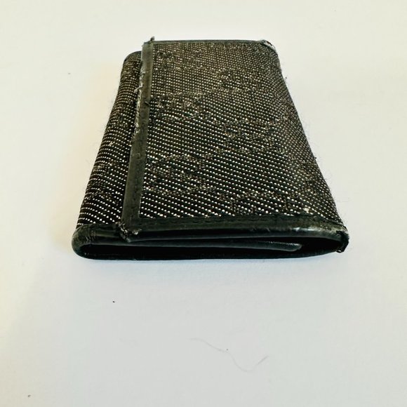 AUTHENTIC GUCCI SIGNATURE LOGO GG KEY HOLDER CASE VINTAGE ITALY 04564.0416 - Picture 5 of 10